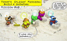 Mission 01x21: Build a snowman.